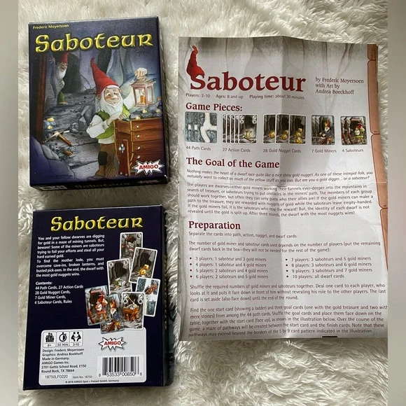 Saboteur Card Game - Picture 2 of 2